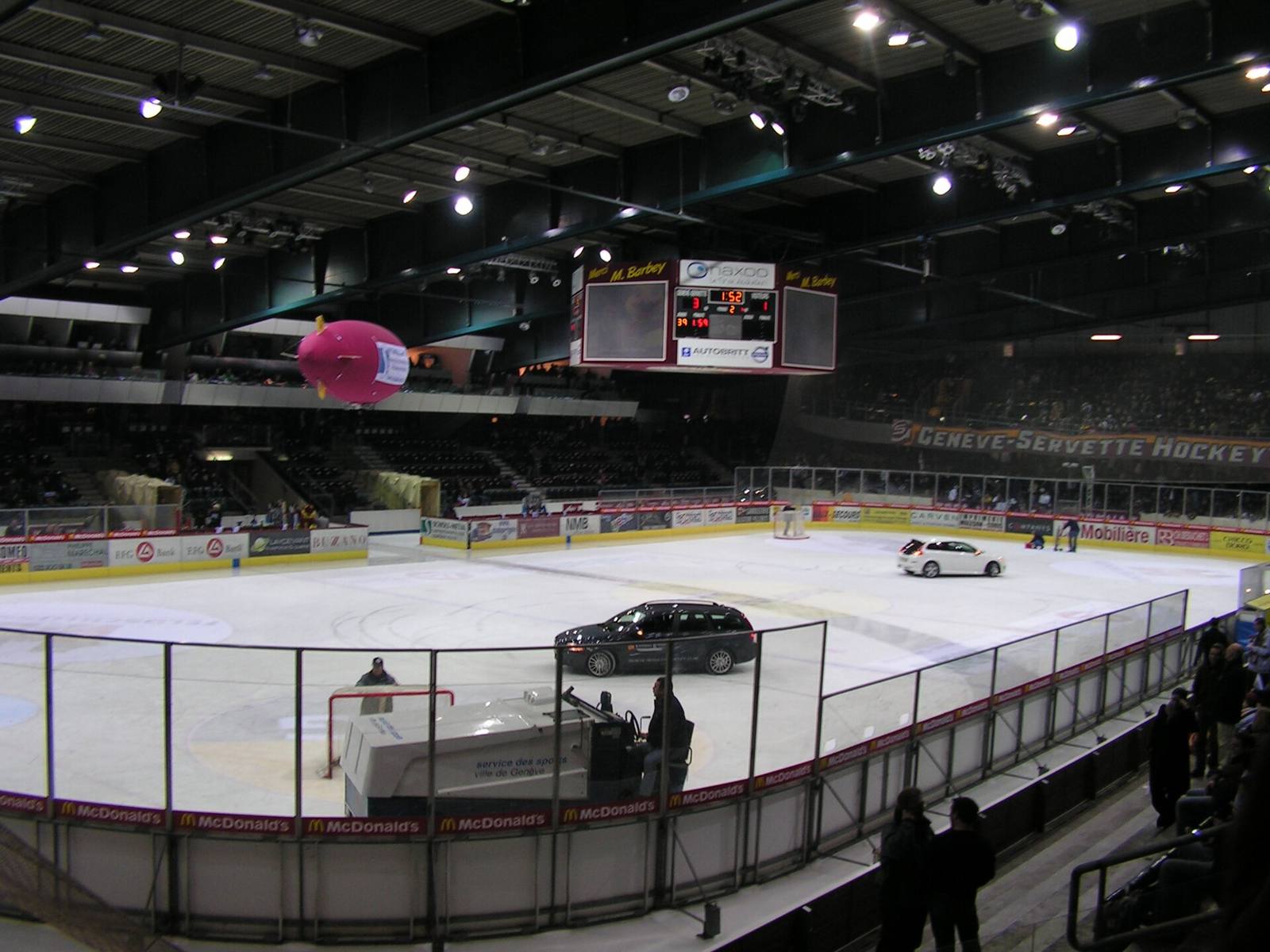 The Les Vernets rink in Geneva, home of Geneve-Servette: on Tuesday evening Lugano built their win there in a first period that ended 4-0, before closing out a 5-2 victory.