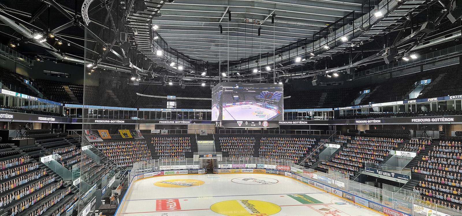 L'interno della BCF Arena in una foto di repertorio: dopo il vantaggio di Fazzini nel primo periodo, il Lugano è crollato nel secondo, chiuso dal Friborgo sul parziale di 4-0.