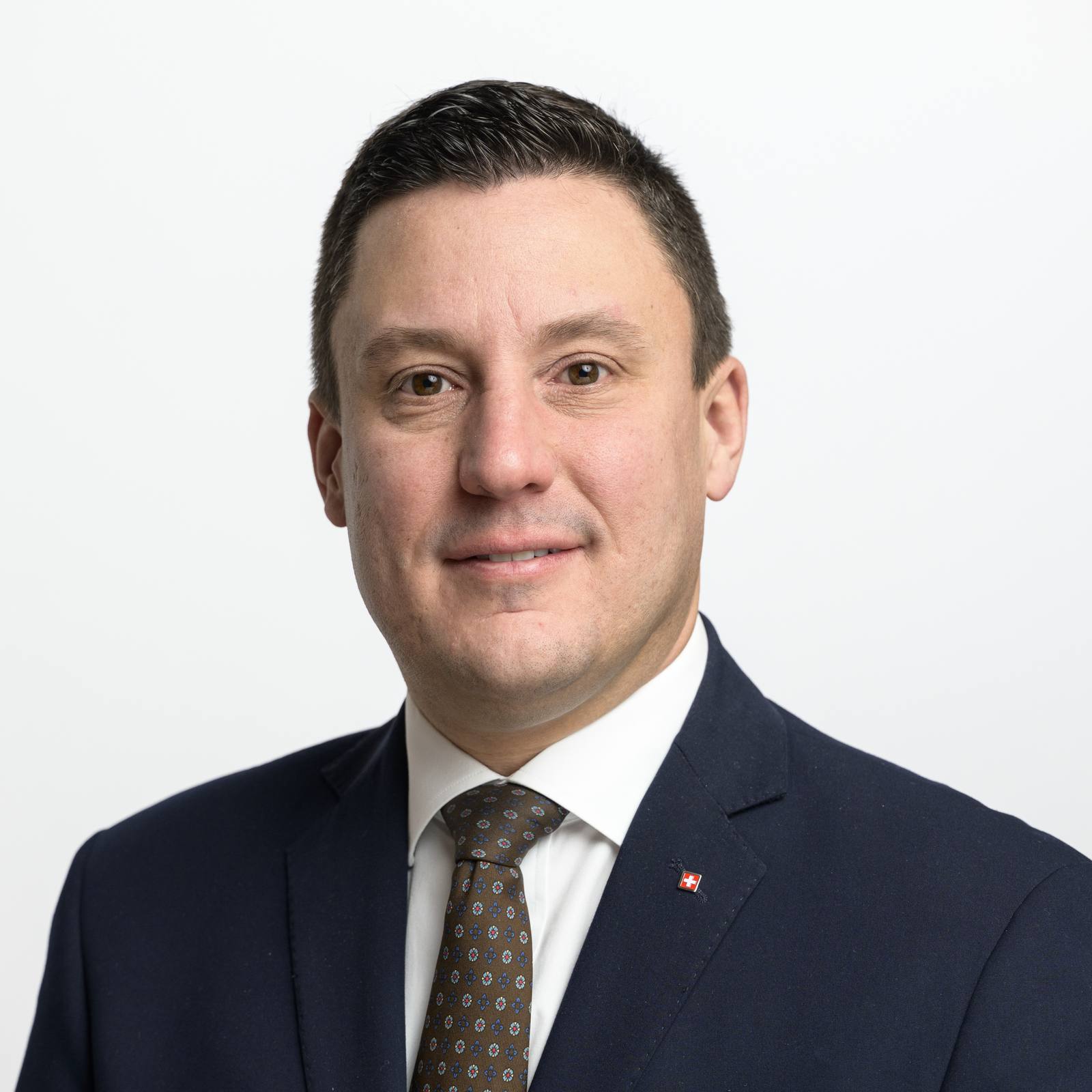 Piero Marchesi, ritratto ufficiale da consigliere nazionale. Mercoledì ha giurato come consigliere di Stato e guida il Dipartimento del territorio.