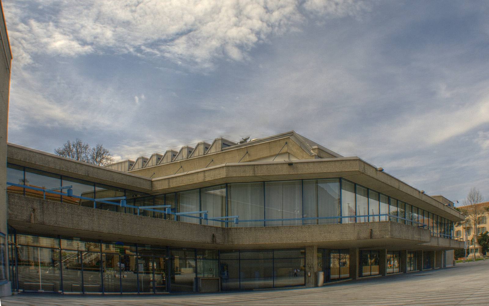 The Palazzo dei Congressi in Lugano, on Piazza Indipendenza: it is the registration centre of the Plan B Forum, with pre registration on Thursday 22 October and accreditation on Friday morning.